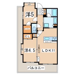 郡山駅 徒歩38分 3階の物件間取画像